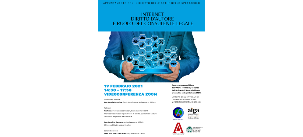Internet Diritto d'Autore e Ruolo del Consulente Legale
